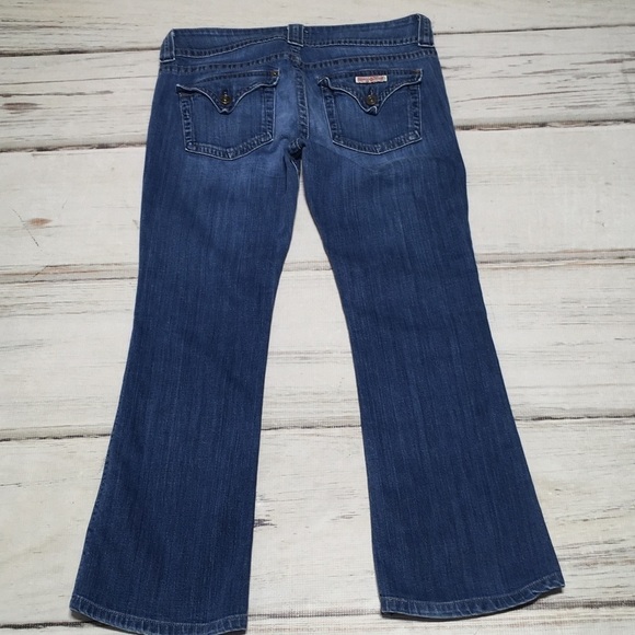 Hudson Jeans Bootcut Crop Ankle Blue Distressed Denim 29 - Picture 11 of 12